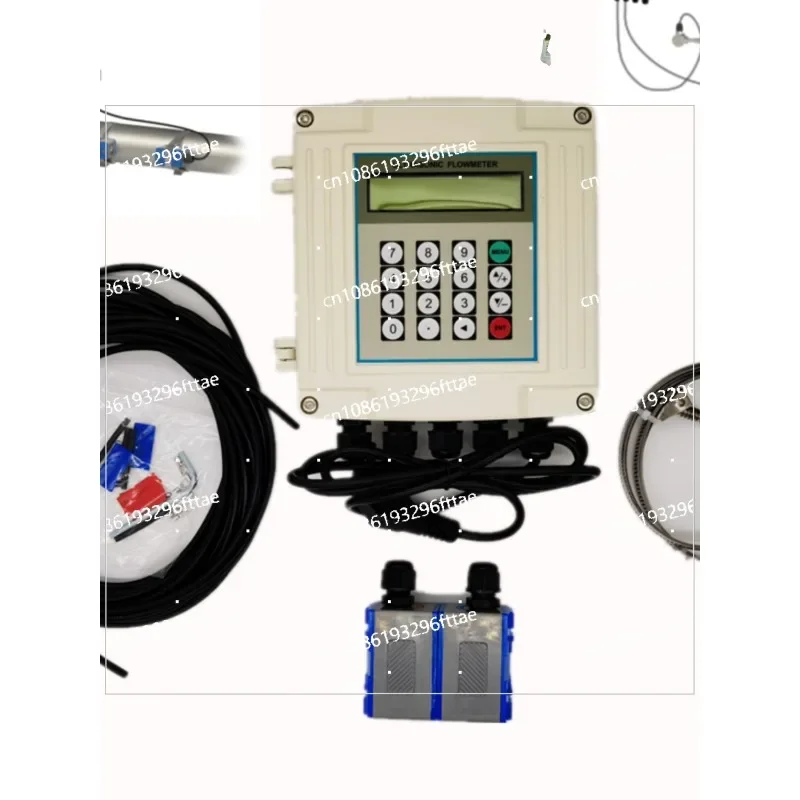 TUF-2000S Ultrasonic Flowmeter, Split Fixed Flowmeter, Wall Mounted Flowmeter, Insert Outer Clip Type