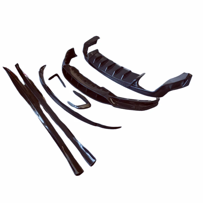 

Car Bumper Body Kit for Maserati Levante Refitted to LD Style CarbonFront Lip Rear Diffuser Rear Lip Side Skirt Spoiler