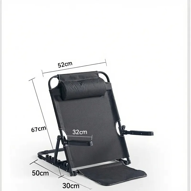 Portable Folding Chair and Recliner Suitable for Outdoor Use, Patio, Beach, Camping, On-The-Go Use, and Office Naps