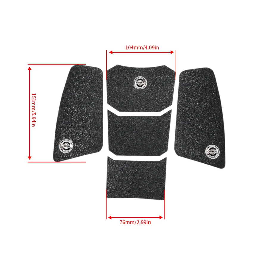 Motorcycle Tank Traction Pad Side Gas Knee Grip Protector For Kawasaki KLE650 Versys 650 2006-2021   Anti Slip Sticker DecalKnee