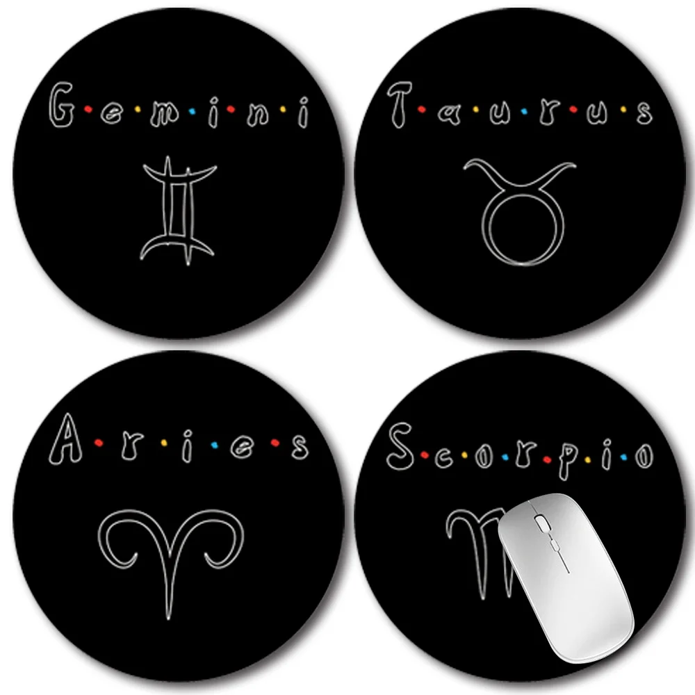 

Gamer Mouse Pads Leather PC Mousepad Constellation Pattern Gaming Desk Mats Stylish Desktop Computer Accessories Mice Cushion