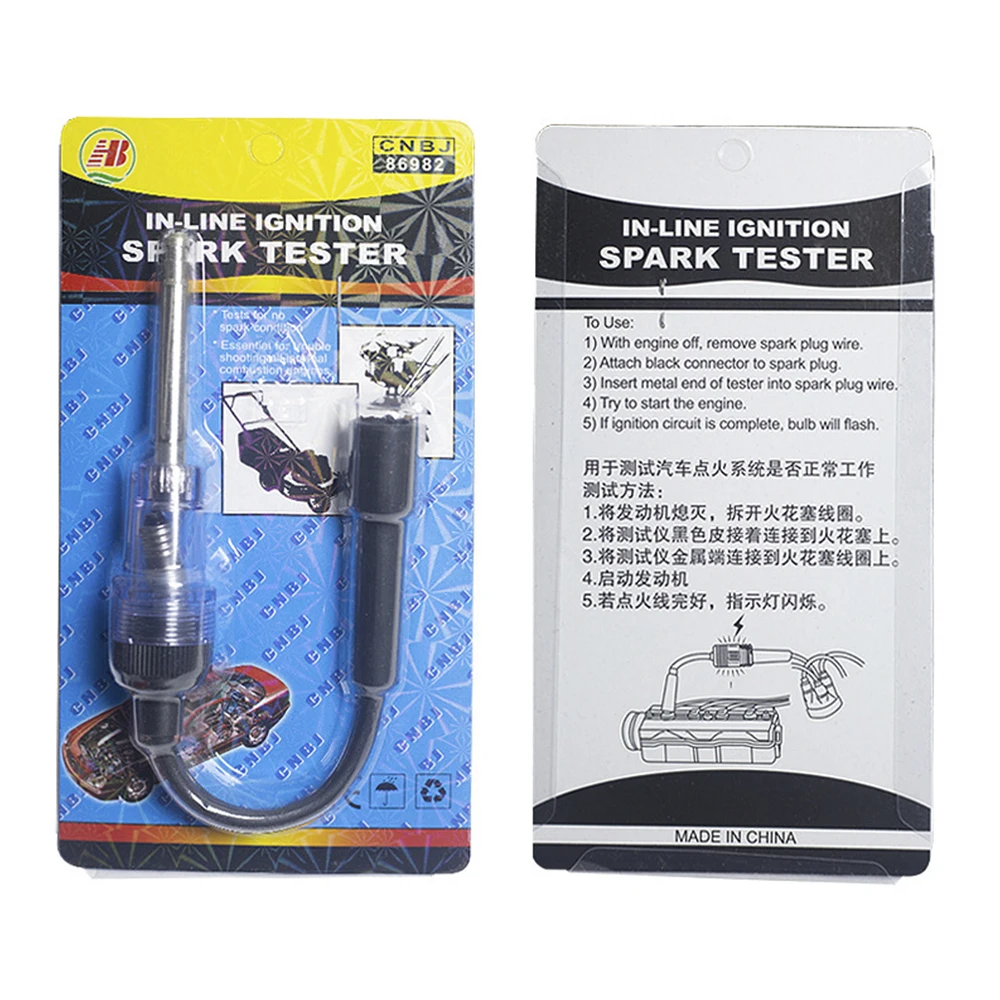 1Pc 20*11*3cm Automotive Bougie Ontsteking Tester, Ontstekingssysteem Spoel Motor Testen, auto Probleemoplossing Diagnostic Tool