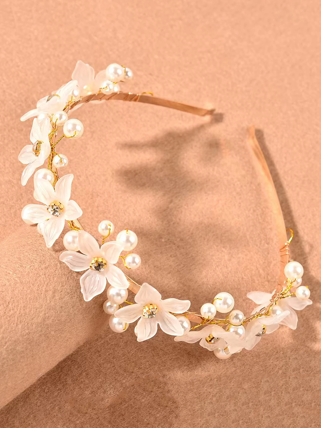 European and American Bridal Hairbands, Pearl Headbands, Performance Flower Pearl Luxury Hairbands, Headwear