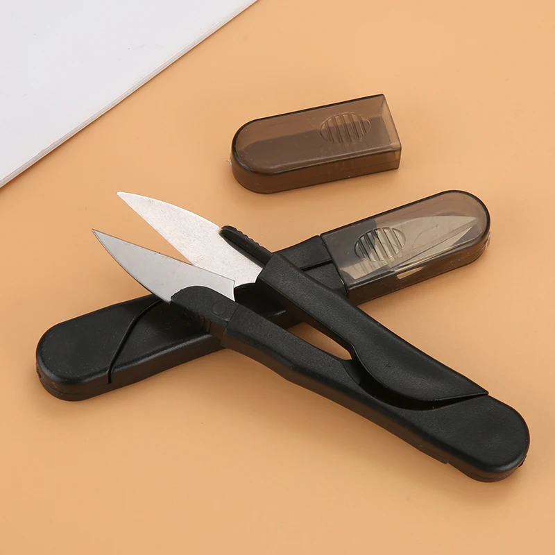 Scissors Stainless Steel 1PC Clippers DIY Thread Cutter U-shape Clipper Sewing Tool Home Sewing Shears Embroidery Clippers