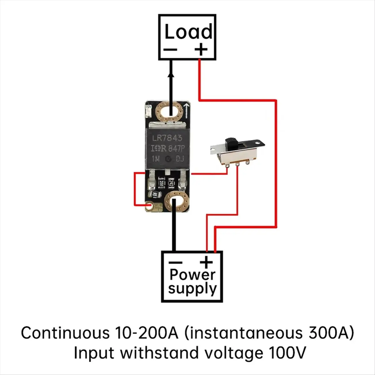 A72Z 5PCS 160A High Power MOS Trigger Switch Drive Module Field Effect Tube PWM Regulation Electronic Switch Control Board