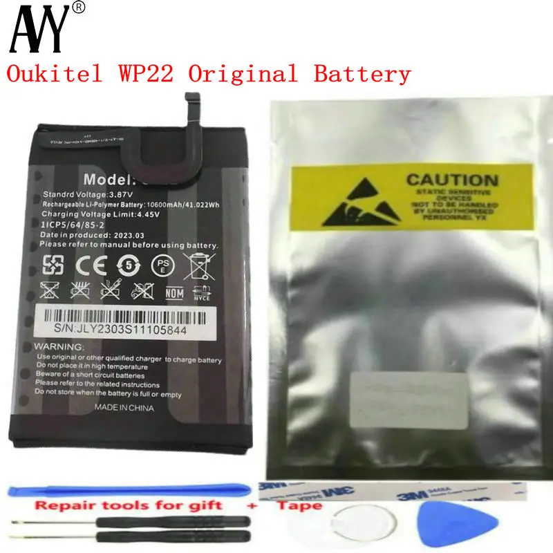 

Оригинальная батарея для Oukitel WP22 WP23 Pro, аксессуары для мобильных телефонов