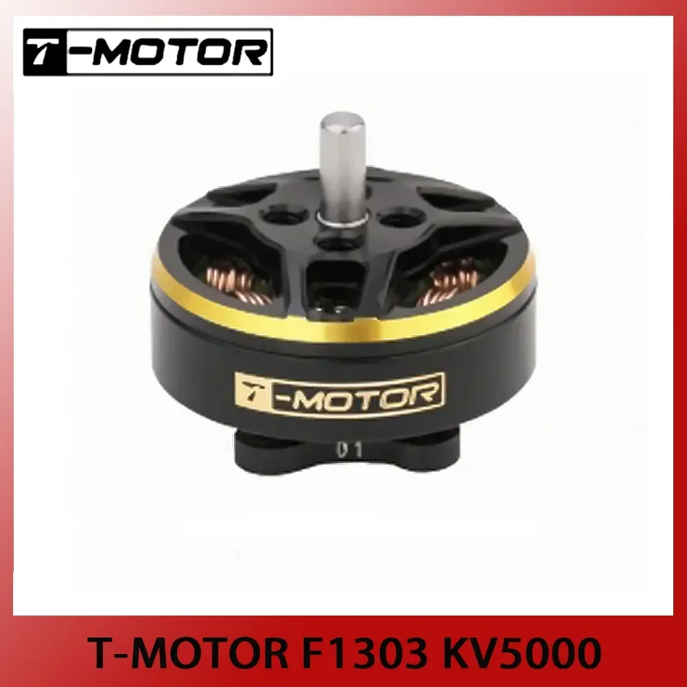 T-MOTOR f1303 kv5000 over ner 2-3s motor sem escova para fpv versão gratuita rc renn drone quadcopter