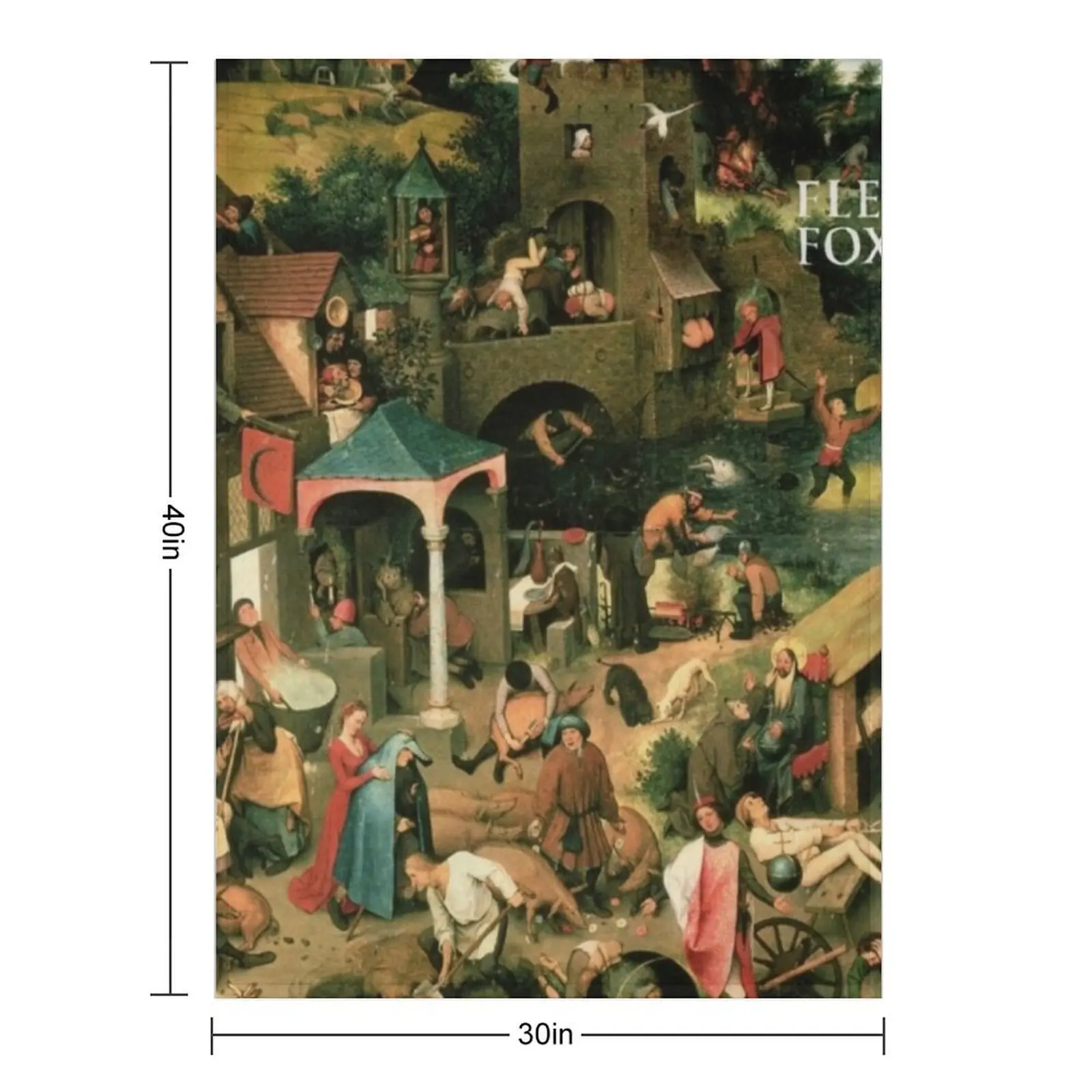 fleet foxes Throw Blanket Beach Large warm winter Soft Big Blankets