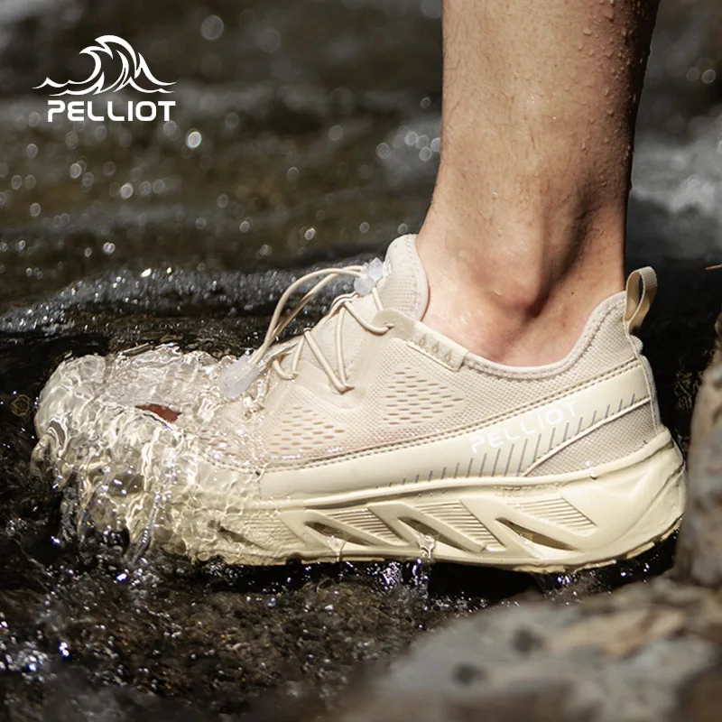 

Pelliot Upstream Shoes Men Outdoor Breathable Summer Aqua Shoes Water shoes Wading Quick Drying Fishing Sneakers Mesh Sandals