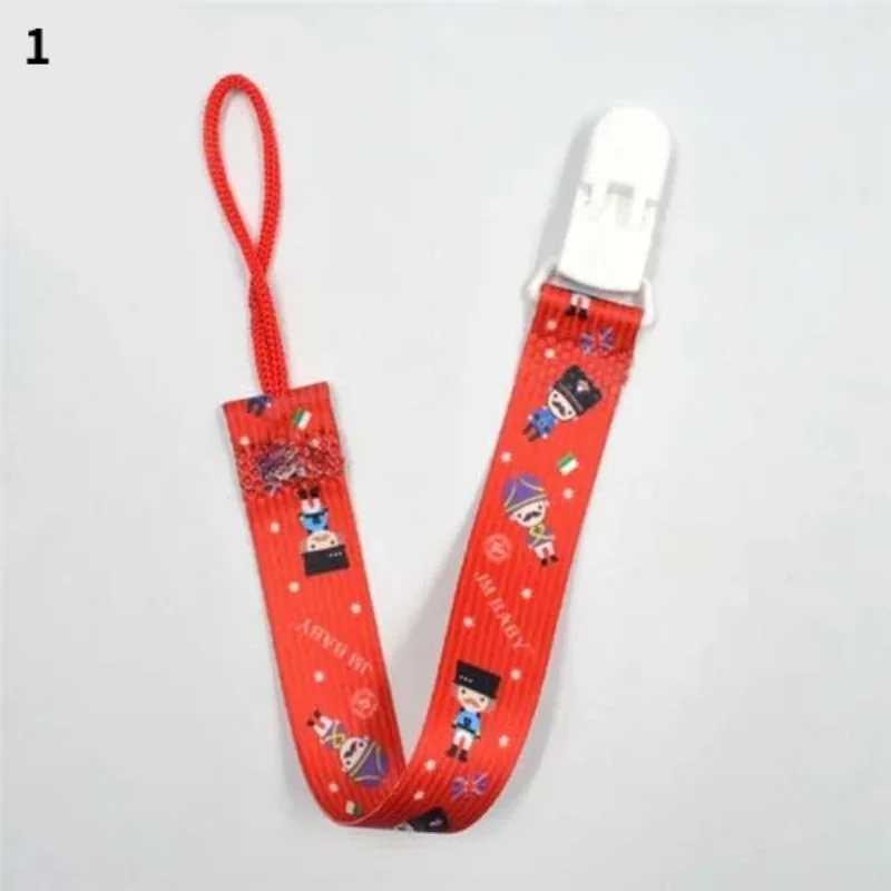 1pcs Baby Pacifier Clip Ribbon Chain Dummy Holder Soother Nipple for Infant Clips Leash Strap