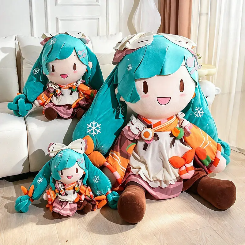 Hatsune Miku Plush Toy 100cm Large Soft Stuffed Anime Figure Doll Home Decor High Quality Gift