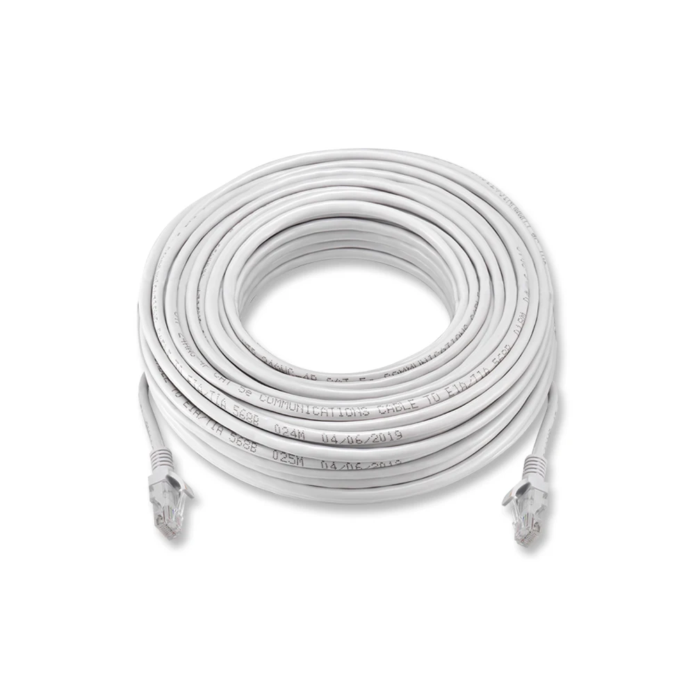 GadiHoli- Câble de vidéosurveillance CAT5E, 10m, 20m, 30m, 50m, pour système de caméra IP POE, Ethernet, RJ45, LAN, étanche, pour l\'extérieur