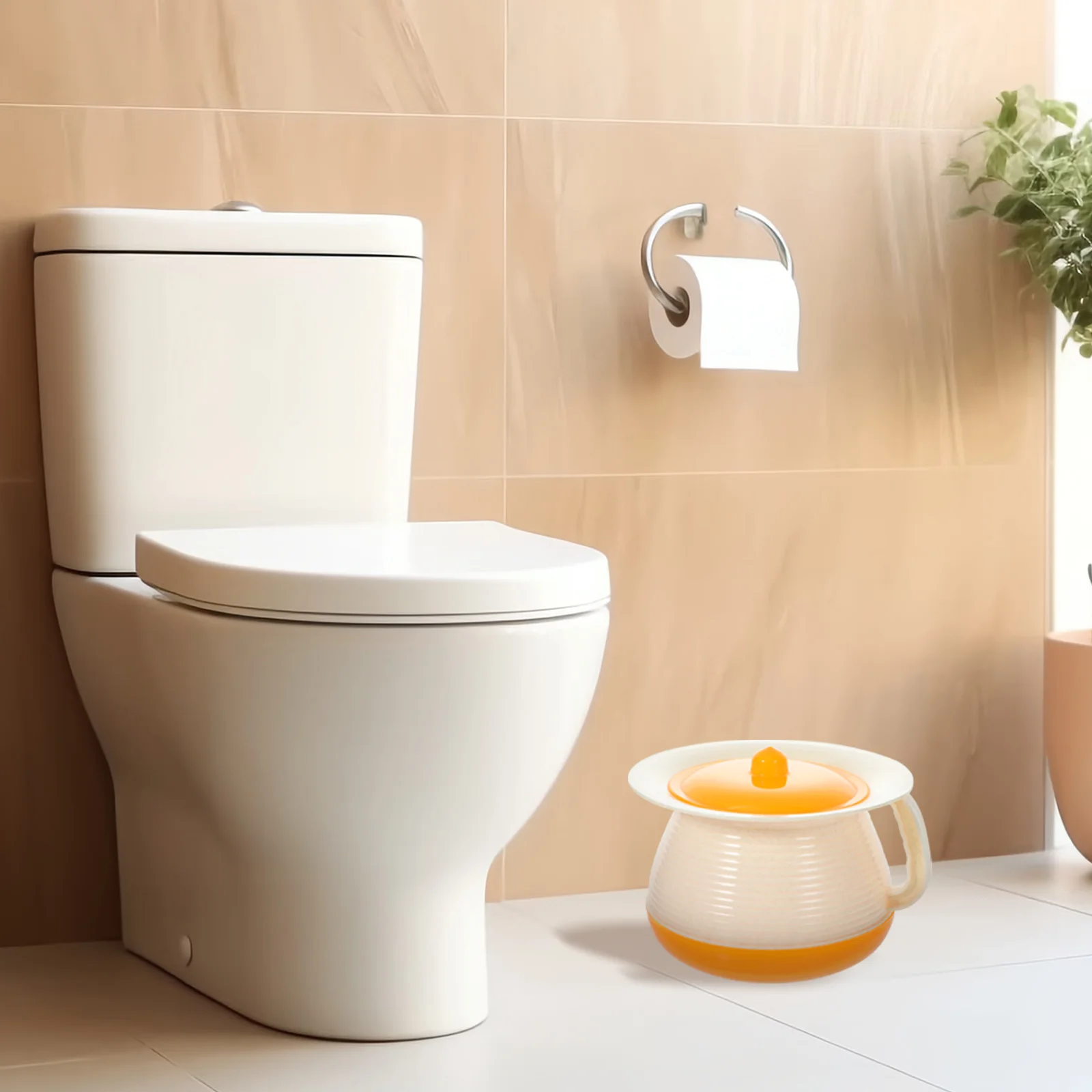 

Portable Urine Pot Bedpan Dustproof Spittoon Night Children's Potty Adults Home Travel Easy Sealed Lid Isolate Odors High