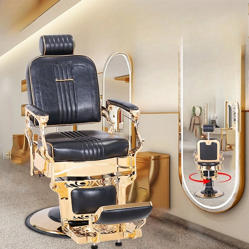 

Men's retro oil head hair salon salon special barber shop