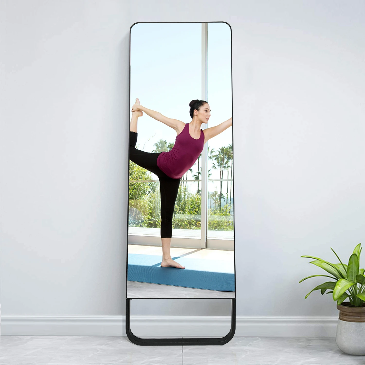 Magic Exercise Mirror Gym Interactive Health Full Body Sport Gym Floor Wall Exercise Workout Mirror Smart Fitness Mirror
