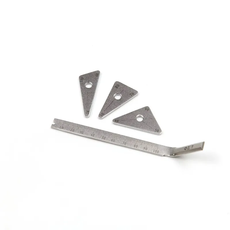 Factory direct sales stainless steel surgical instrument bone measuring ruler