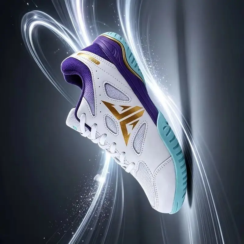 2026 New Luxury Badminton Men Shoes Breathable Men Indoor Court Shoes Unisex Men Tennis Shoes Good Quality Table Tennis Shoe Man