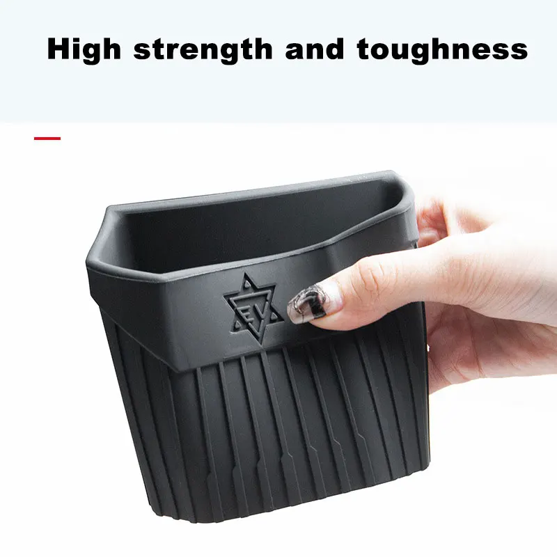 

For Tesla Model 3 / Y Dashboard Mini Storage Box Silent Sticky Auto Storage Pocket Silicone Trash Can For Tesla Car Phone Case