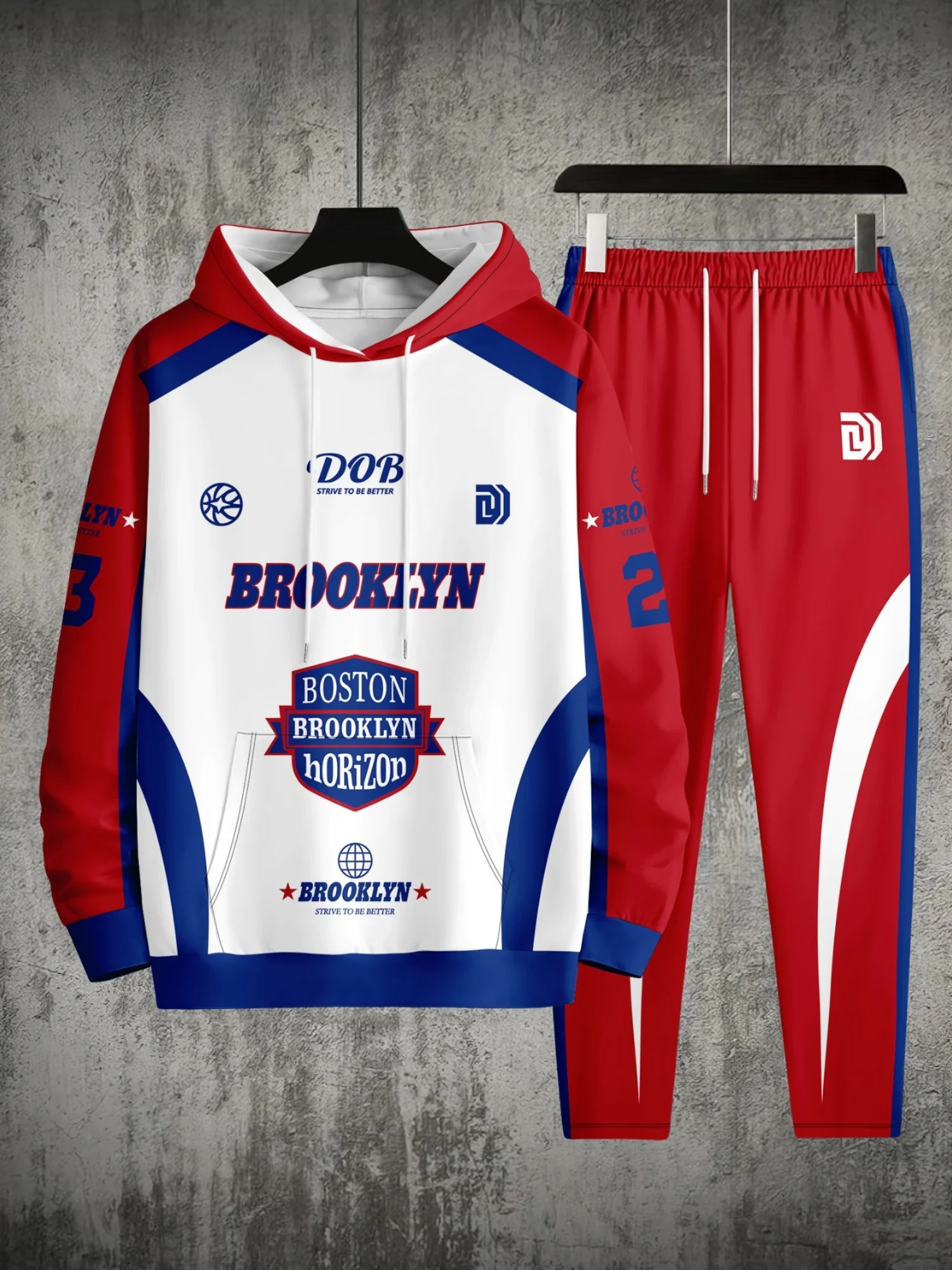 

2025 г., модные осенне-зимние популярные мужские толстовки большого размера Y2K, спортивный костюм, комплект из двух предметов, мужская одежда с 3D принтом