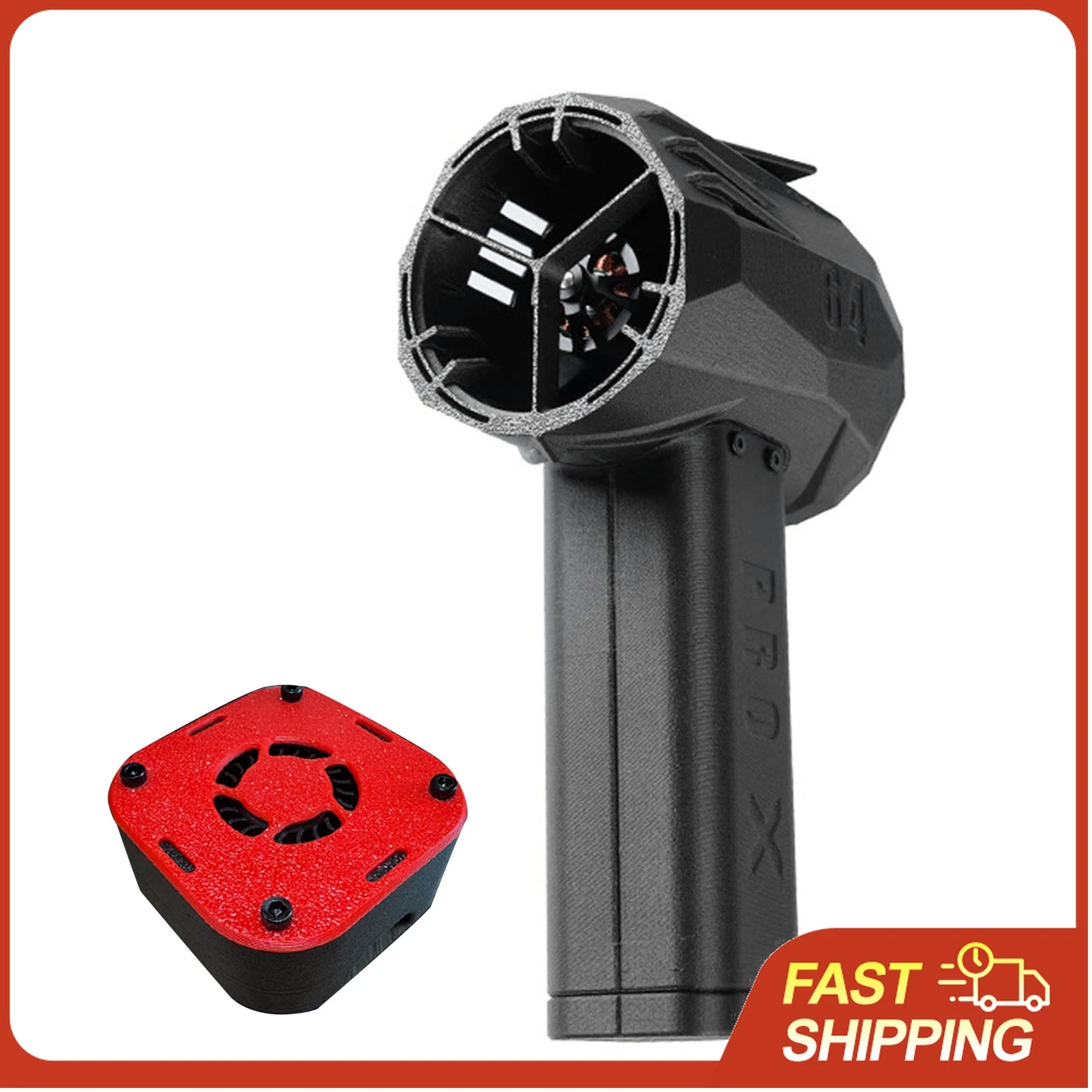 

350km/h Turbo Fan Blower 1500g Thrust 64mm Brushless Motor with SOS Light 60W Fast Charge for Car Dusting Snow Removal Camping