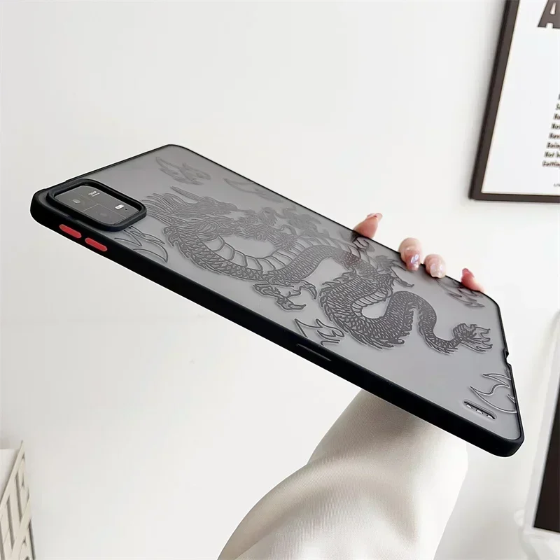 For Xiaomi Mi Pad 6 6S Pro Case Xiaomi Pad 5 5Pro 11'' Case Chinese Loong Dragon Matte Cover for Redmi Pad SE 2023 Funda Capa