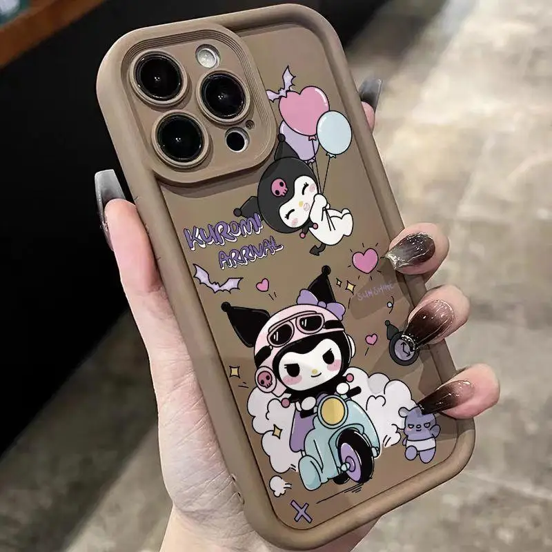 Sanrio dibujos animados Kuromi funda de teléfono para Google Pixel 7 8 9 Pro XL 7A 8A 7Pro 8Pro fundas traseras suaves a prueba de golpes