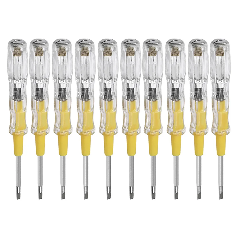 5/10pcs AC100-500V Voltage Detector Electric Tester Pen Removable Double Head Screwdriver Repair Tool