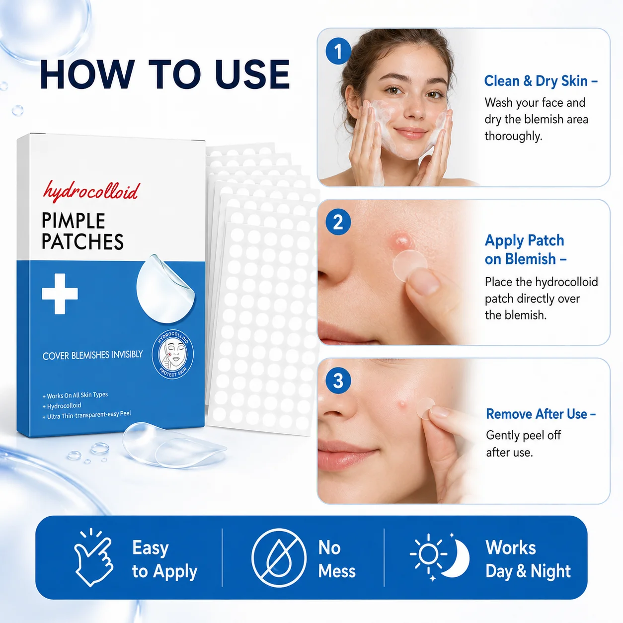 200pcs Hydrocolloid Acne Pimpl - đánh giá và giá Skincare The Originote