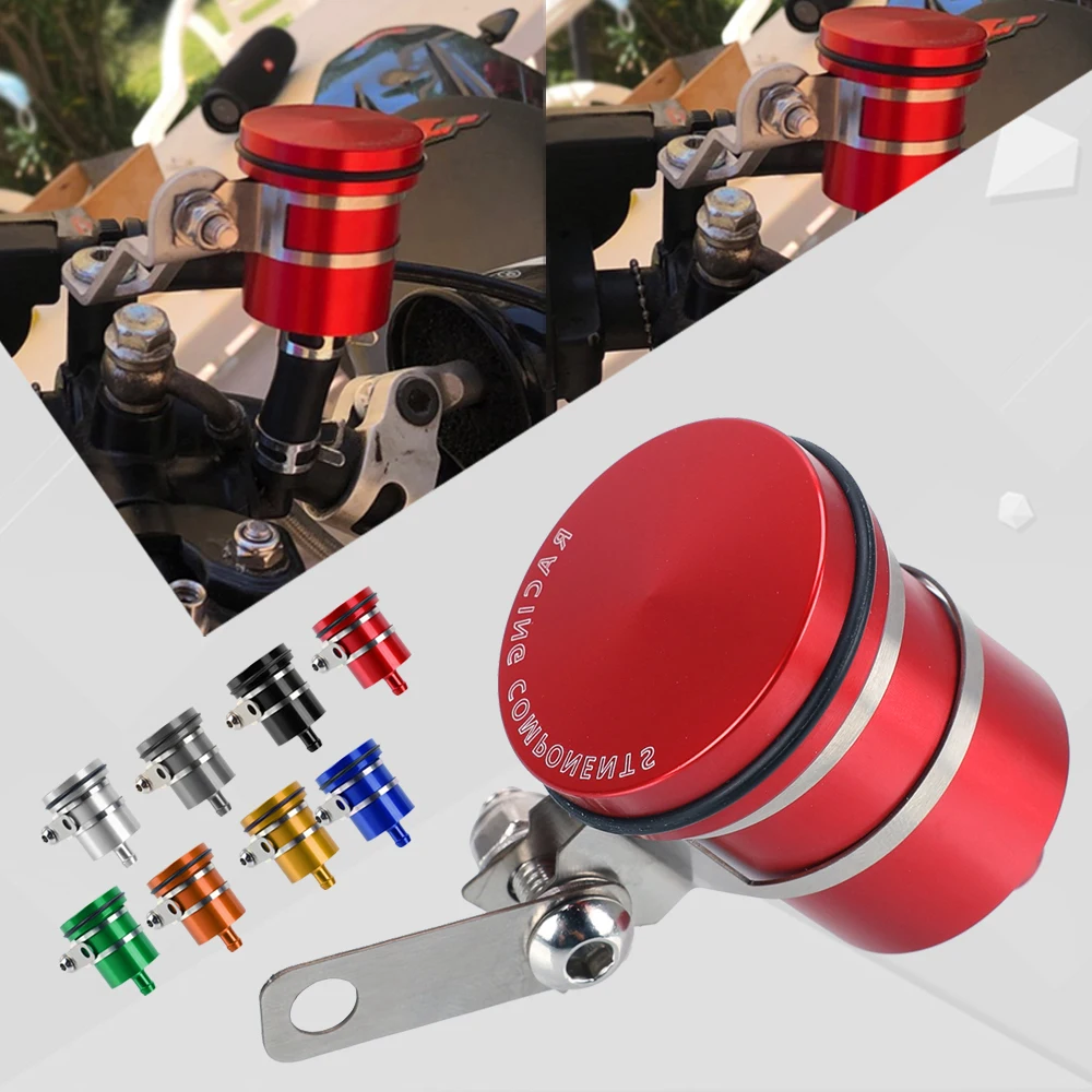 

Universal Motorcycle Brake Fluid Reservoir Clutch Tank Oil Fluid Cup For HONDA CBR250 CBR400 CBR600 CBR1000 CBR1100 VFR800 VFR1