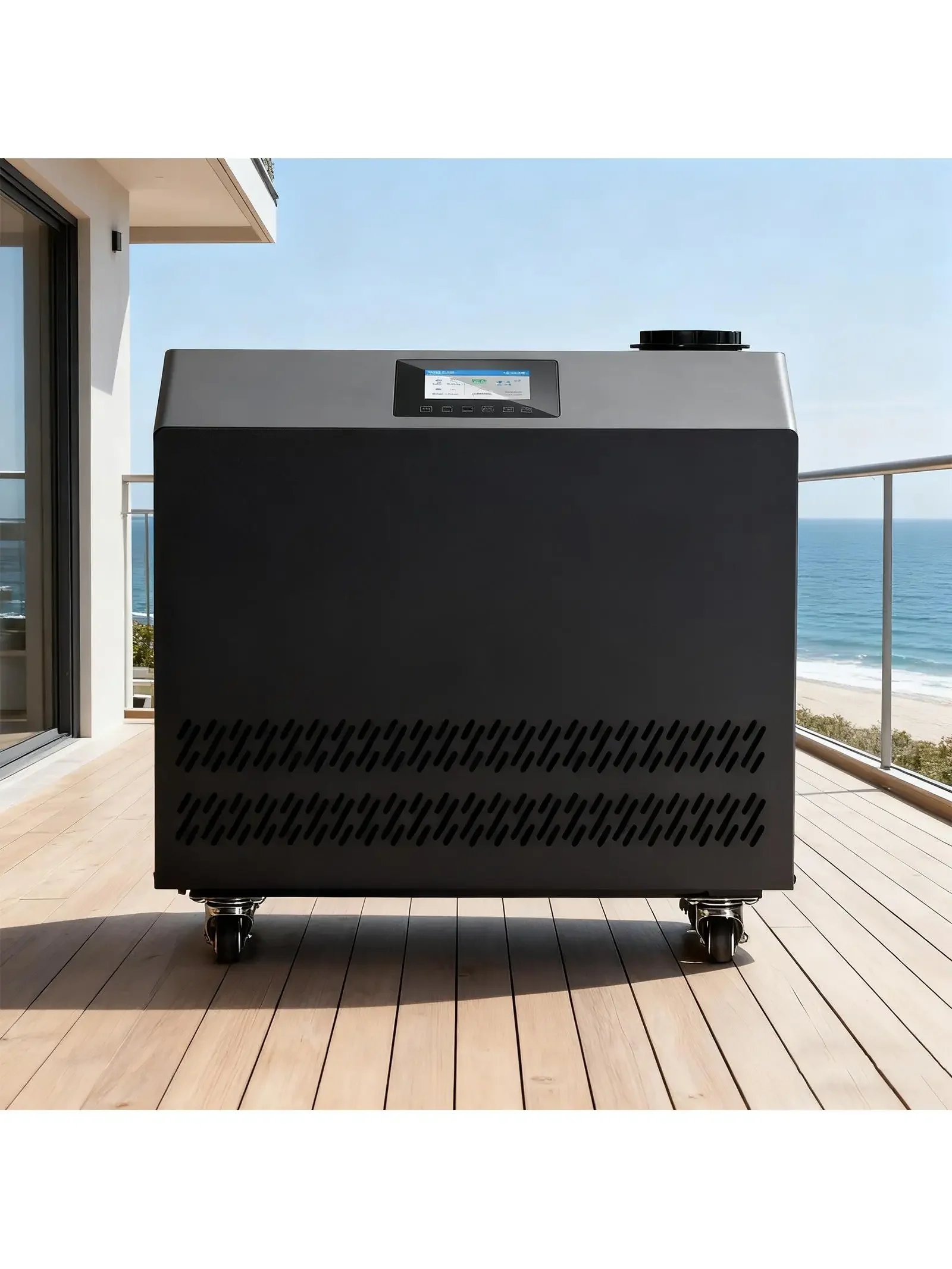 Ice Bath Chiller with WiFi & Dual Filters, 220V Ozone Water-Cooled Compressor for Recovery Tub