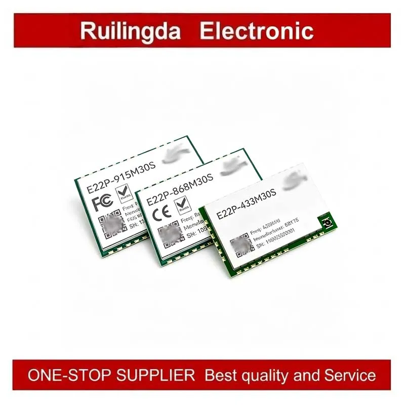E22P-915M30S  E22P-868M30S  E22P915M E22P868MSX1262/SX1268 Chip LoRa Wireless Module 868/915MHz LoRa Spread Spectrum Technology