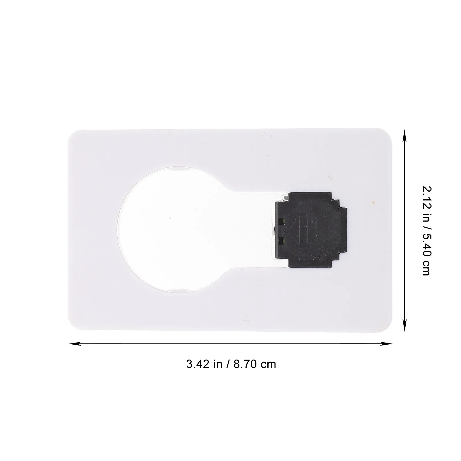 4Pcs Mini LED Card Night Light Portable Handbag Light Compact Thin ABS Material for Purse Wallet Backpack Suitcase Tote Warm