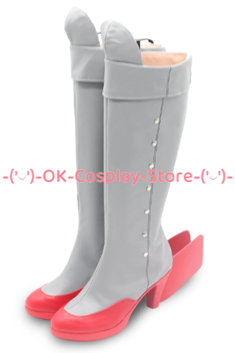 Anime Fuyuzuki Cosplay Sapatos, Sapatos de couro PU, Botas de Carnaval de Halloween, Adereços Personalizados, Coleção Kantai