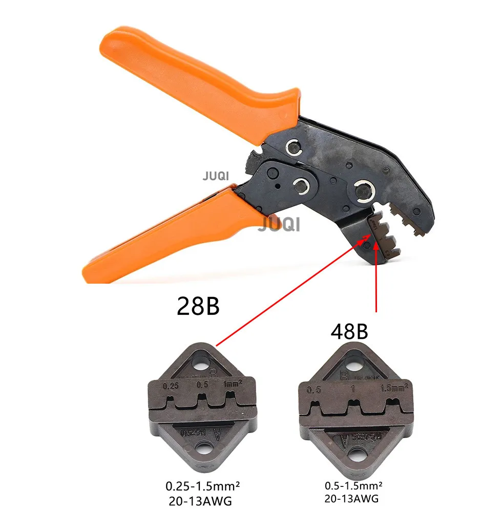 SN Series 8 kinds of collets European bare terminal 28B/48B/02C /06 / 16WF/06WF 2.8 4.8 6.30 Tool parts modules one set jaws