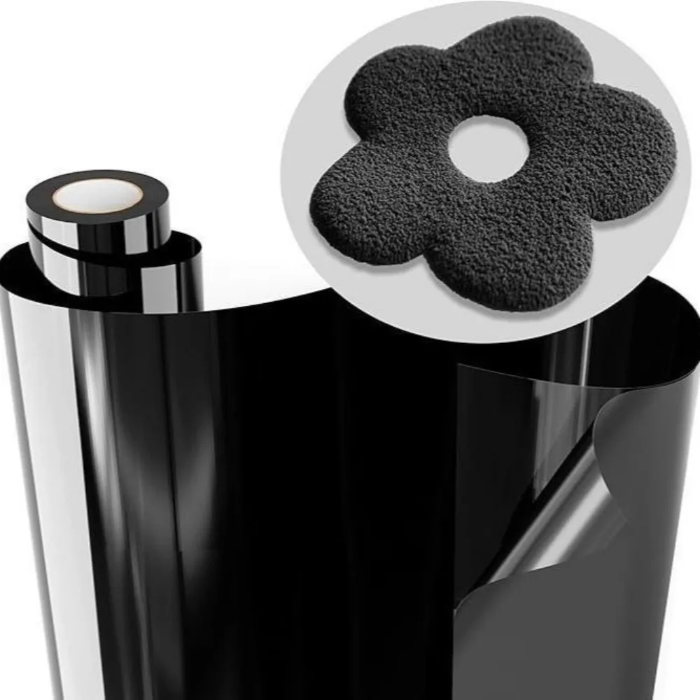 Leicht zu schneidendes 3D-Puff-Wärmeübertragungsvinyl, DIY-Bastelbedarf, 25*30 cm Schaumstoff-Transferfolie, HTV-Druck, PU-Weed-HTV-Vinyl