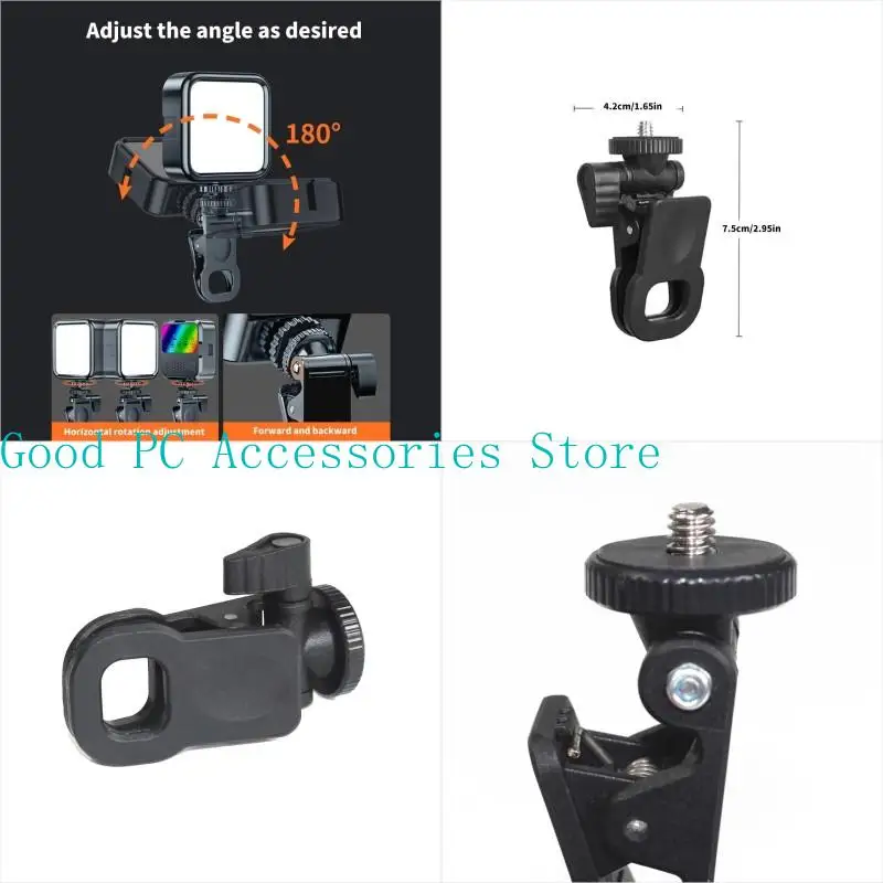 Clip montaje cámara R53C con monitores conector tornillo Montaje para computadoras y tabletas