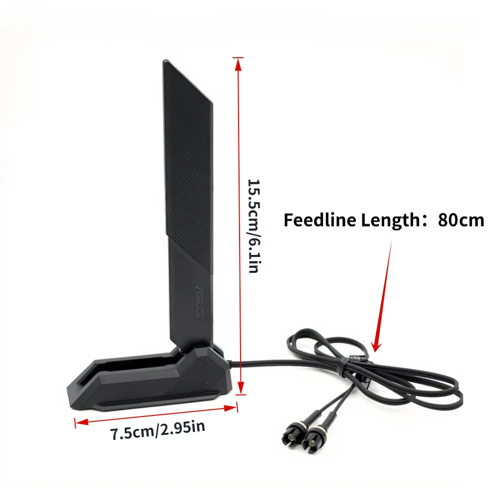 Original WiFi 7 Tri-Band Magnetic Antenna WiFi Q-Antenna Connector for ASUS PRIME B840 860 Z890 X870 TUF GAMING B860 Motherboard