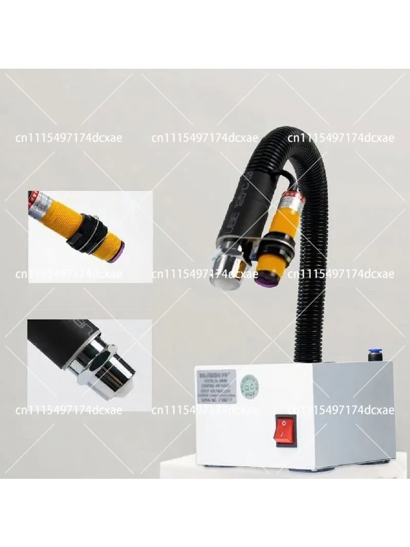 ESD Benchtop Ionizing Air Gun, Auto Infrared Induction Static Eliminator, Dust Removal Tool for Electronic Component Maintenance