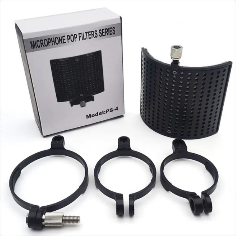 TEYUN PS-4 U 자형 녹음 마이크 윈드 스크린 마이크 필터 쉴드 팝 필터 라이브 녹음 스튜디오 용 마이크 윈드 스크린 커버