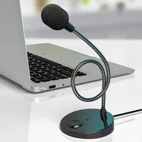USB/3.5mm Jack Microphone Speech Speakers 3.5mm Plug Wired Desktop Microphones For PC Computer Laptop Notebook Loud Speaker
