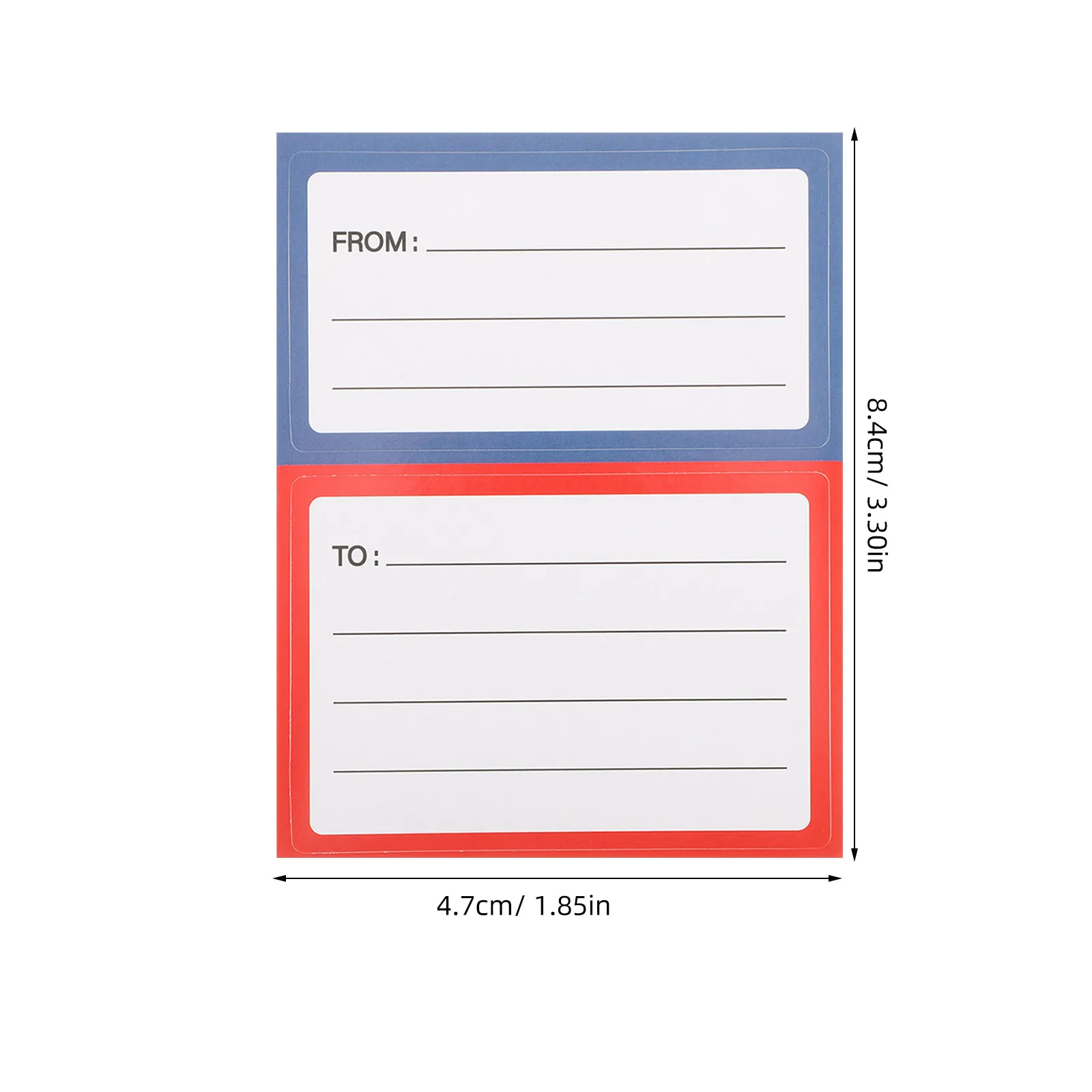 150Pcs Self Adhesive Mailing Labels Shipping Label Stickers for Envelopes Mailing Bags Blank Address to from Stickers view 4