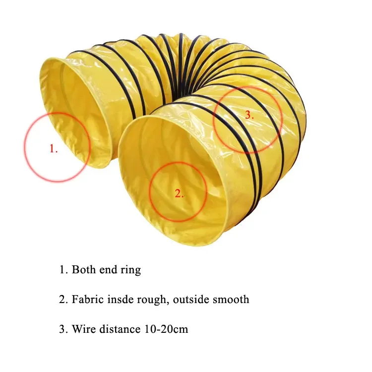 Pet Dog Training Tunnel Reinforced PVC Heavy Duty Dog Agility Tunnel