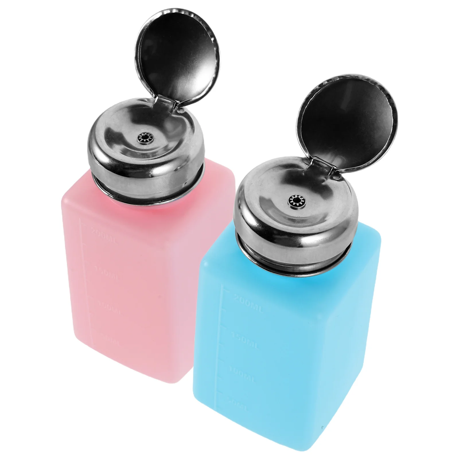 

2Pcs Anti Static Refillable Alcohol Bottle 200ml Press Down Design for Laboratory and Industrial Applications Lab Wash Bottles