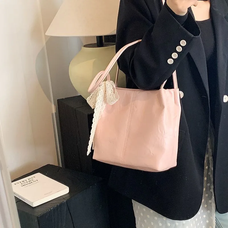 Premium Portable New Summer Bright Color Fashion Internet Celebrity Mori High Value Pastoral Foreign Style Hand Woven French