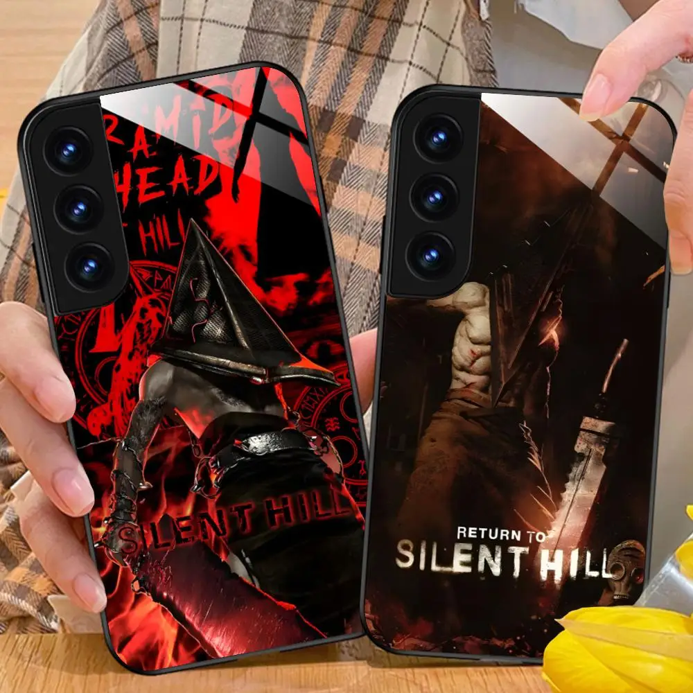 

Silent Hill Pyramid Phone Case for Samsung Galaxy S26 S25 S24 S23 S22 S21 S20 Note20 Plus FE Ultra Glass Protective Cover