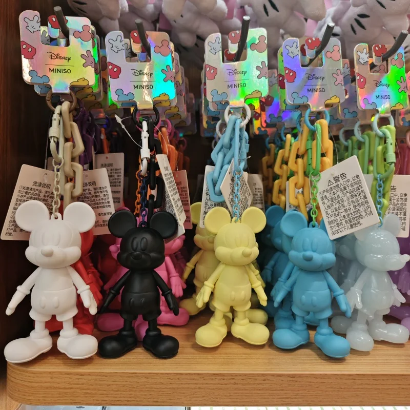 

Mickey Colorful Collection Keychain Set, Disney Rainbow Bag Charms, Cute Multi-Design Plush Pendant, Assorted Gift Pack