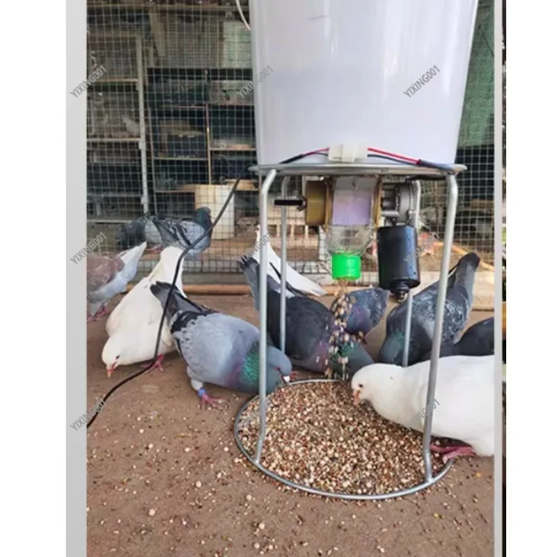 

Automatic Chicken Pigeon Feeder Pellet Funnel Feeding Tool for Duck Poultry per Minute