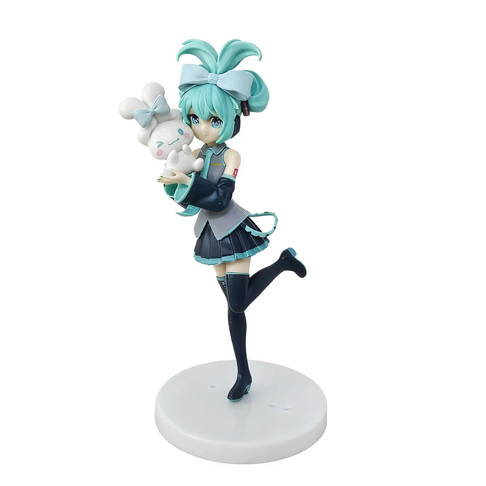 Anime Hatsune Miku X Cinnamoroll Figur Anime-Zubehör Sammlermodelle Dekorative Verzierungen Kinder Kawaii Geschenk – Detail 9