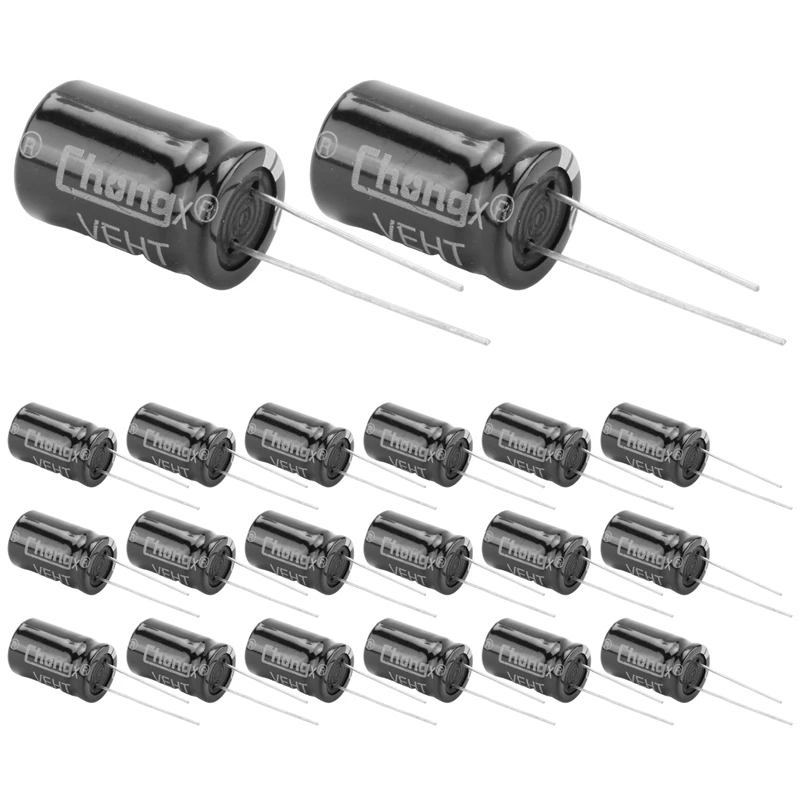 A21I-20 Pcs 13X21mm 2200Uf 25V Radial Aluminum Electrolytic Capacitors