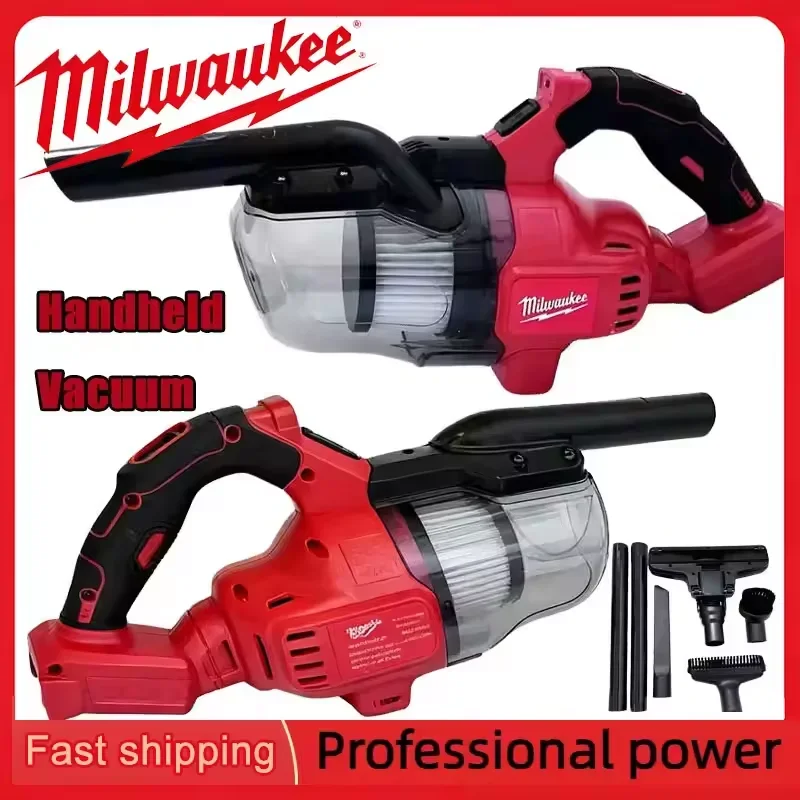 

Milwaukee LED Cordless Electric Vacuum Cleaner Portable Household Industrial Construction Cleaning Tool 18v Battery